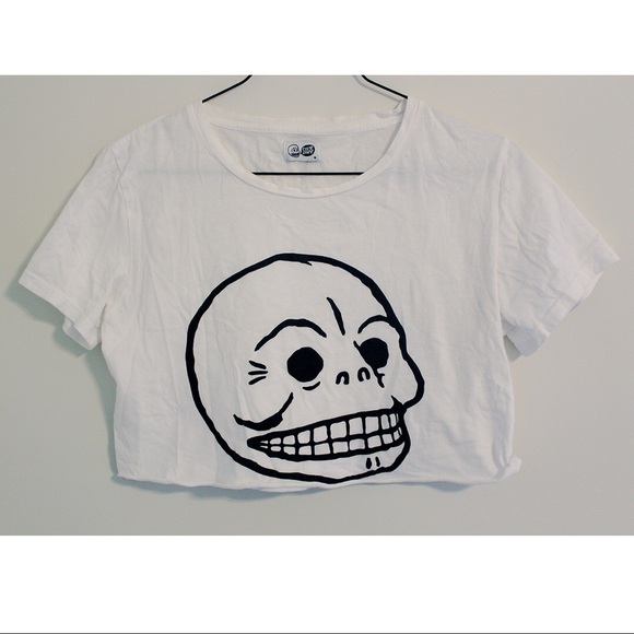 CHEAP MONDAY • Cropped T-shirt - Picture 1 of 3